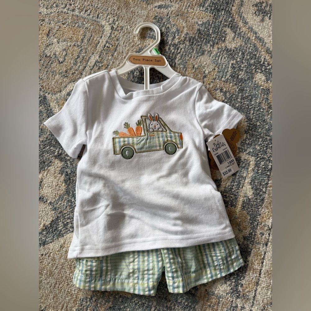 Baby Essentials Green 2-Piece Set